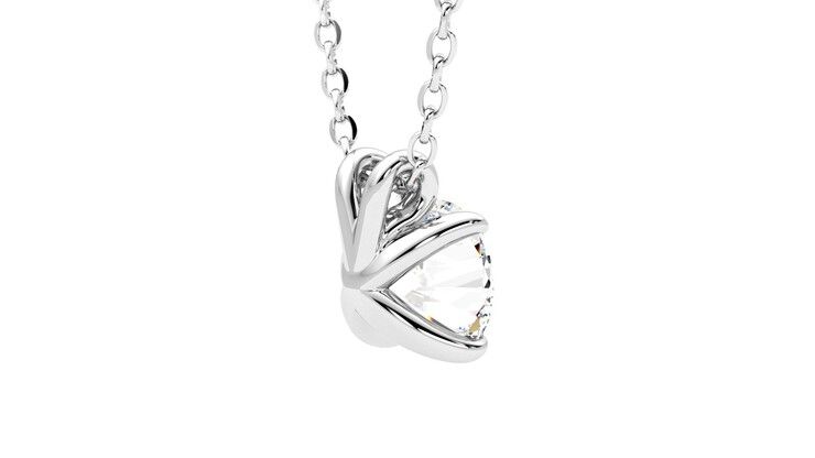 Taylor & Hart Dea 1.00ct Necklace Jewellery 360 degree image 12
