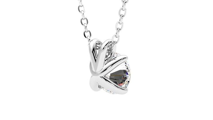 Taylor & Hart Dea 1.00ct Necklace Jewellery 360 degree image 13