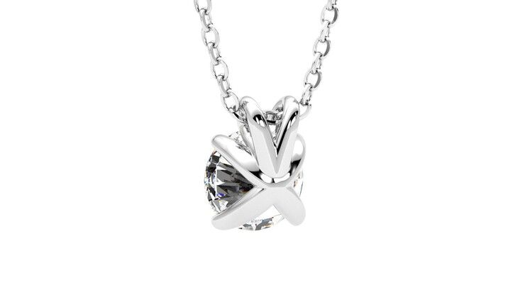 Taylor & Hart Dea 1.00ct Necklace Jewellery 360 degree image 16
