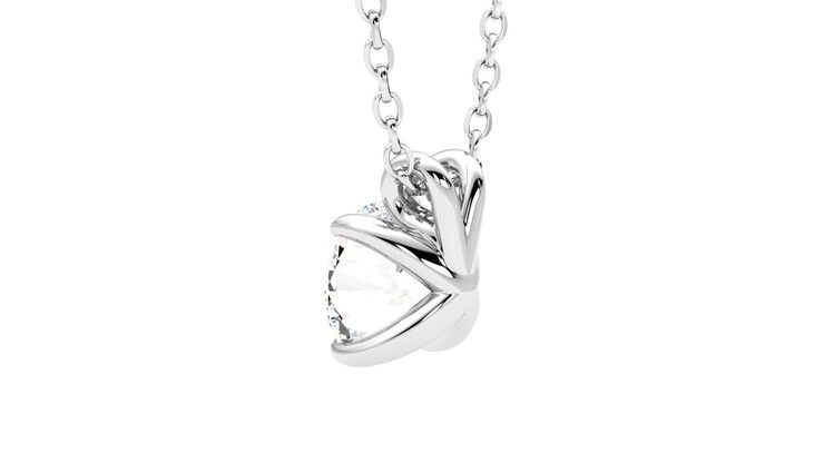 Taylor & Hart Dea 1.00ct Necklace Jewellery 360 degree image 18