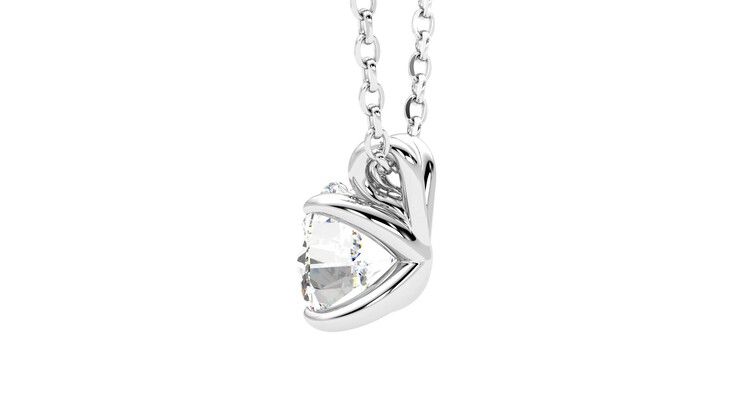 Taylor & Hart Dea 1.00ct Necklace Jewellery 360 degree image 19