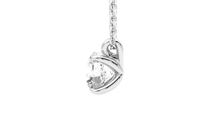 Taylor & Hart Dea 1.00ct Necklace Jewellery 360 degree image 20