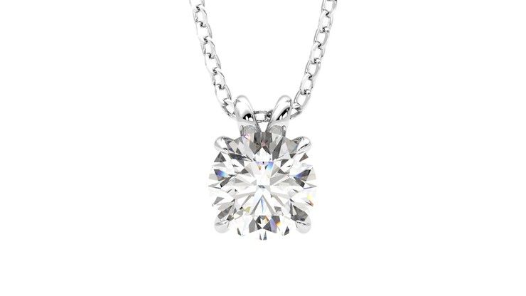 Taylor & Hart Dea 1.00ct Necklace Jewellery 360 degree image 29