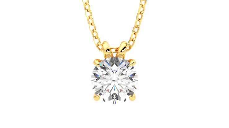 Taylor & Hart Dea 1.00ct Necklace Jewellery 360 degree image 0