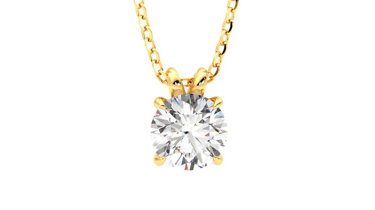 Taylor & Hart Dea 1.00ct Necklace Jewellery 360 degree image 2