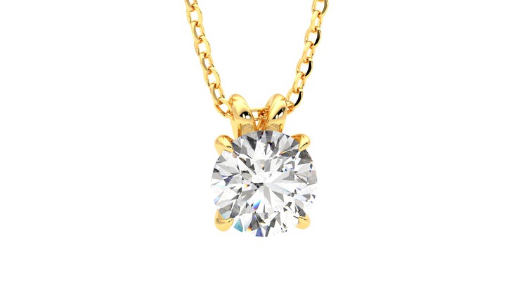 Taylor & Hart Dea 1.00ct Necklace Jewellery 360 degree image 3