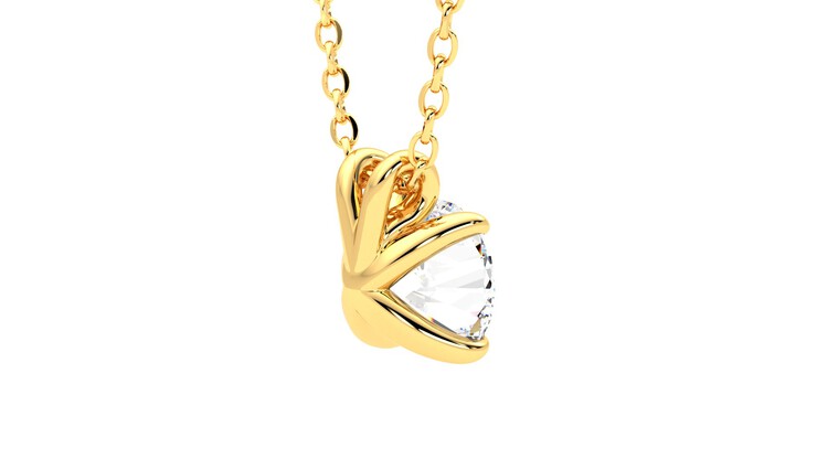 Taylor & Hart Dea 1.00ct Necklace Jewellery 360 degree image 12
