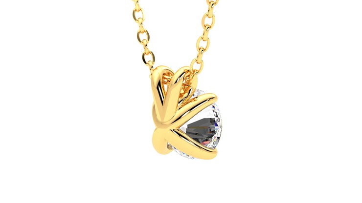 Taylor & Hart Dea 1.00ct Necklace Jewellery 360 degree image 13