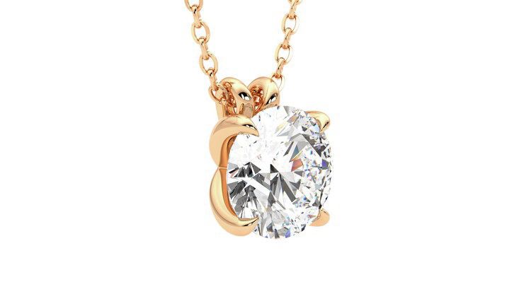 Taylor & Hart Dea 2.00ct Necklace Jewellery 360 degree image 6