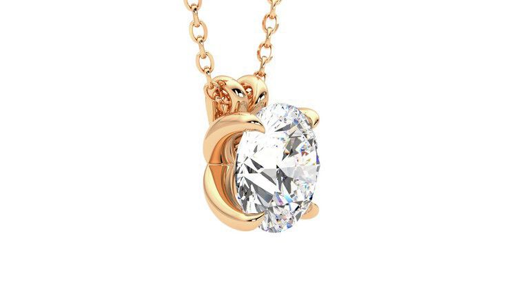Taylor & Hart Dea 2.00ct Necklace Jewellery 360 degree image 7