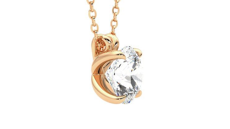 Taylor & Hart Dea 2.00ct Necklace Jewellery 360 degree image 8