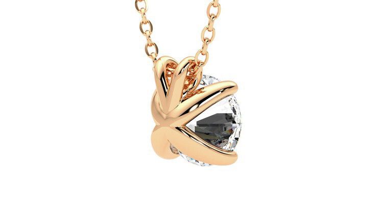 Taylor & Hart Dea 2.00ct Necklace Jewellery 360 degree image 13