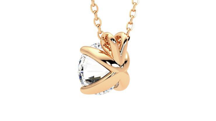 Taylor & Hart Dea 2.00ct Necklace Jewellery 360 degree image 17