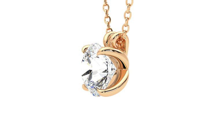 Taylor & Hart Dea 2.00ct Necklace Jewellery 360 degree image 22