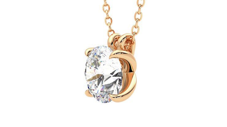Taylor & Hart Dea 2.00ct Necklace Jewellery 360 degree image 23