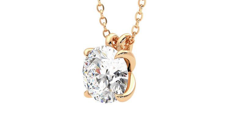 Taylor & Hart Dea 2.00ct Necklace Jewellery 360 degree image 24