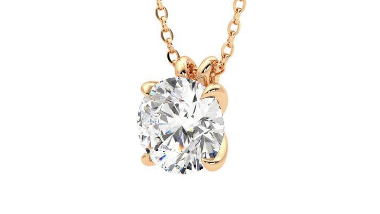 Taylor & Hart Dea 2.00ct Necklace Jewellery 360 degree image 25
