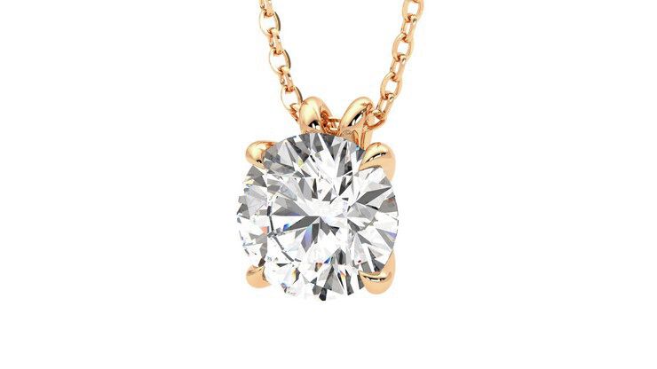 Taylor & Hart Dea 2.00ct Necklace Jewellery 360 degree image 26