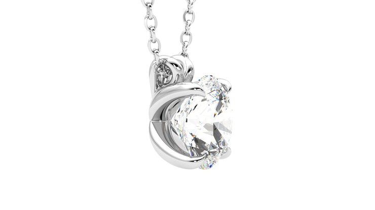 Taylor & Hart Dea 2.00ct Necklace Jewellery 360 degree image 8