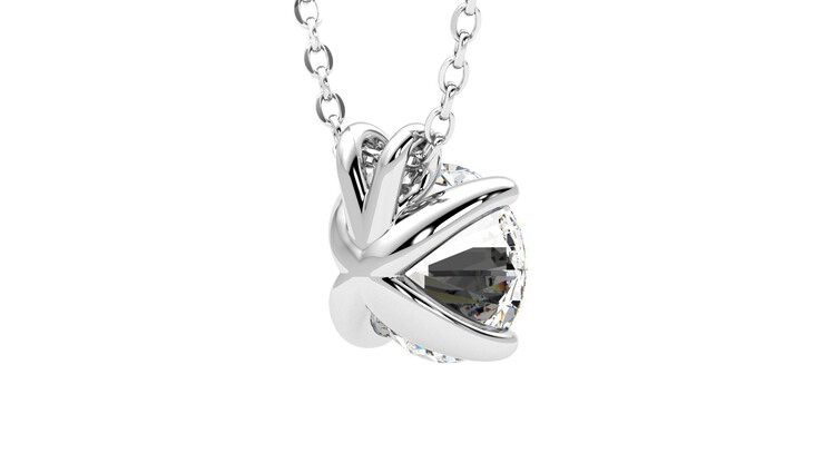 Taylor & Hart Dea 2.00ct Necklace Jewellery 360 degree image 13