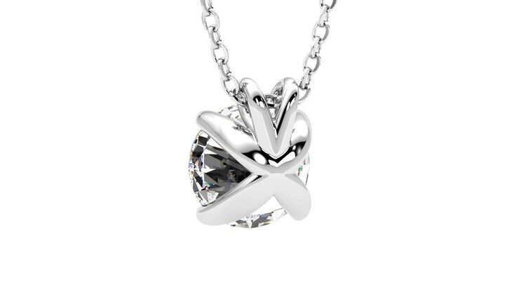 Taylor & Hart Dea 2.00ct Necklace Jewellery 360 degree image 16
