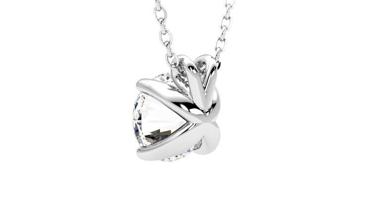 Taylor & Hart Dea 2.00ct Necklace Jewellery 360 degree image 17