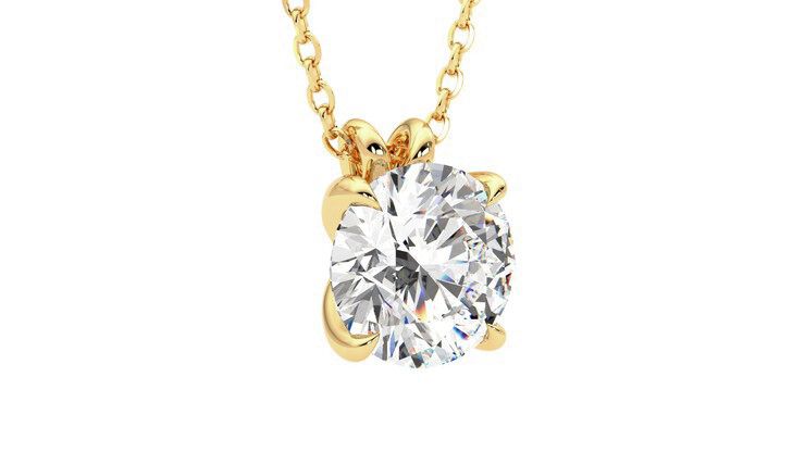 Taylor & Hart Dea 2.00ct Necklace Jewellery 360 degree image 5
