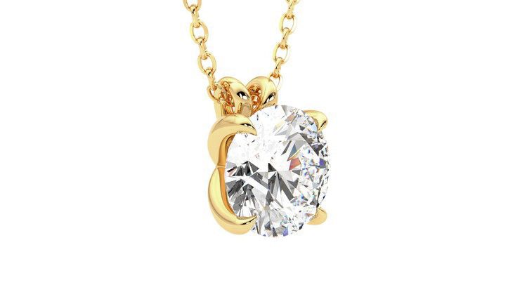 Taylor & Hart Dea 2.00ct Necklace Jewellery 360 degree image 6