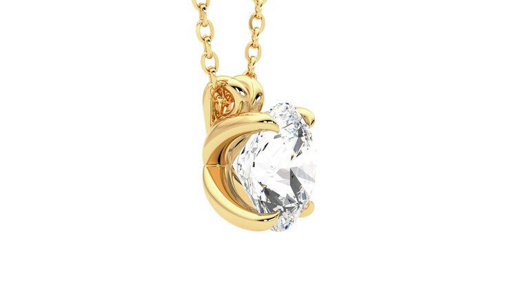Taylor & Hart Dea 2.00ct Necklace Jewellery 360 degree image 8