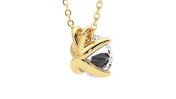 Taylor & Hart Dea 2.00ct Necklace Jewellery 360 degree image 13