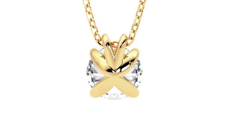 Taylor & Hart Dea 2.00ct Necklace Jewellery 360 degree image 15