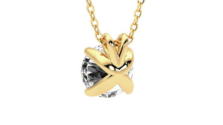 Taylor & Hart Dea 2.00ct Necklace Jewellery 360 degree image 16