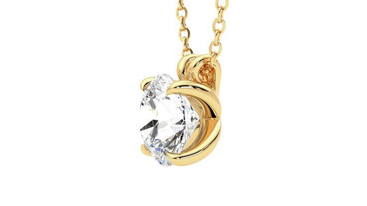 Taylor & Hart Dea 2.00ct Necklace Jewellery 360 degree image 22