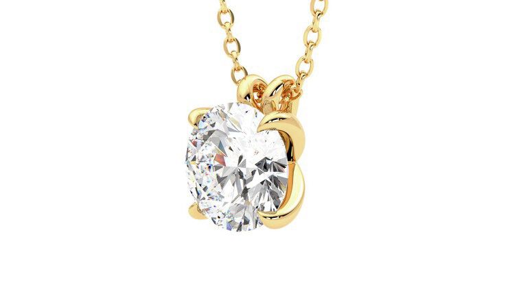Taylor & Hart Dea 2.00ct Necklace Jewellery 360 degree image 24