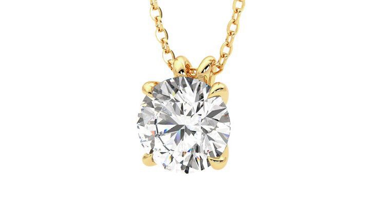 Taylor & Hart Dea 2.00ct Necklace Jewellery 360 degree image 26