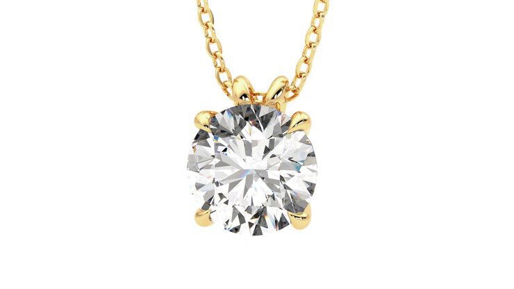 Taylor & Hart Dea 2.00ct Necklace Jewellery 360 degree image 27