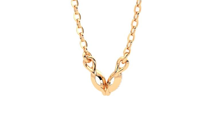 Taylor & Hart Iona Necklace Jewellery 360 degree image 14
