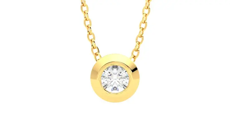 Taylor & Hart Solanna Necklace Yellow Necklace 360 detail 01