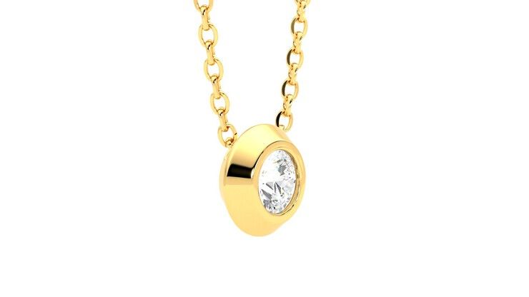 Taylor & Hart Solanna Necklace Jewellery 360 degree image 7