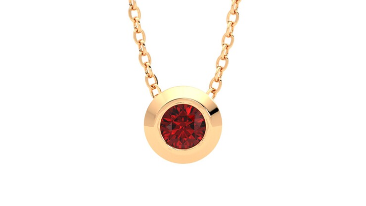 Taylor & Hart Solanna Necklace Rose Necklace 360 detail 01
