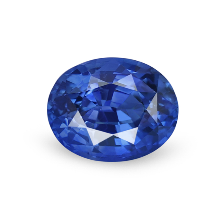 0.95ct Oval Medium Blue Sapphire, Eye-Clean
