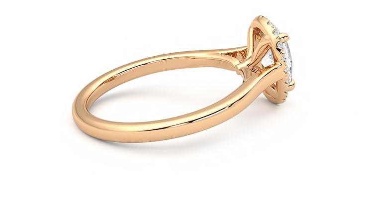 Taylor & Hart Adore Oval Engagement Ring 360 degree image 11