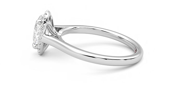 Taylor & Hart Adore Oval Engagement Ring 360 degree image 20