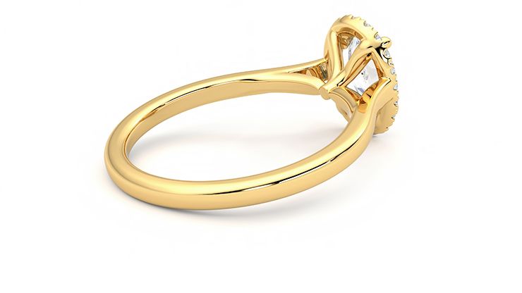 Taylor & Hart Adore Oval Engagement Ring 360 degree image 12