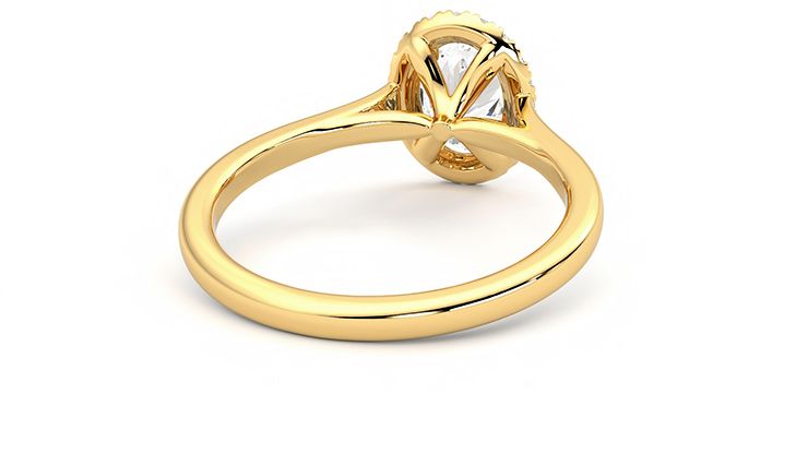 Taylor & Hart Adore Oval Engagement Ring 360 degree image 14