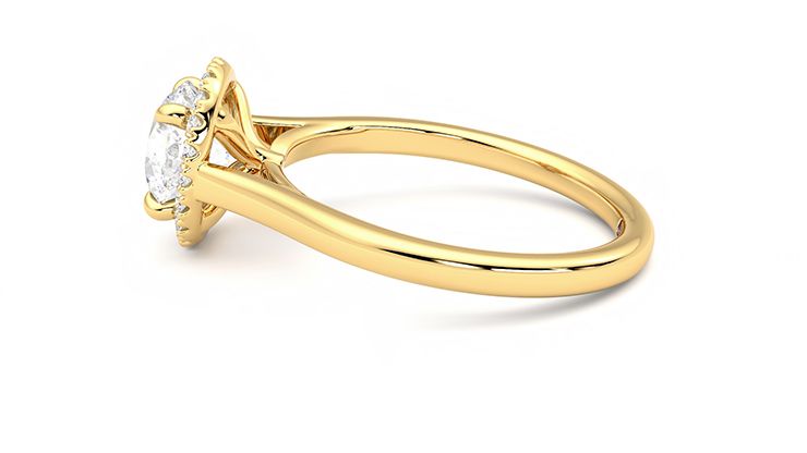 Taylor & Hart Adore Round Engagement Ring 360 degree image 20