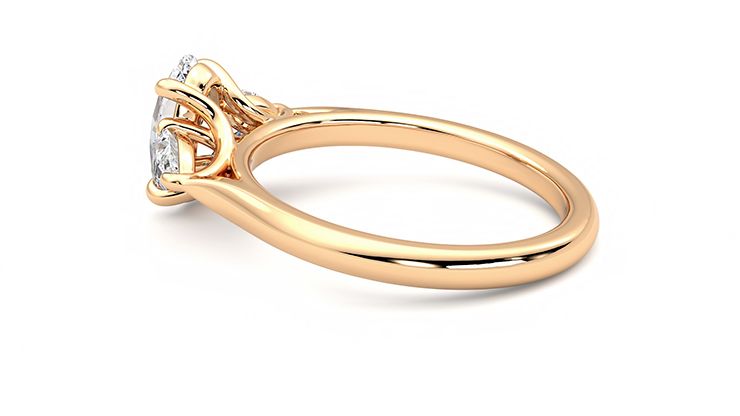 Taylor & Hart Affinity Oval Engagement Ring 360 degree image 19