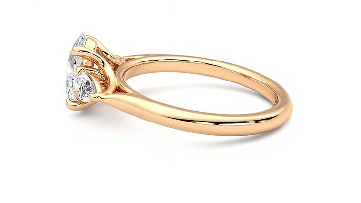 Taylor & Hart Affinity Oval Engagement Ring 360 degree image 20