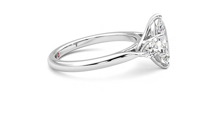 Taylor & Hart Affinity Marquise Engagement Ring 360 degree image 9