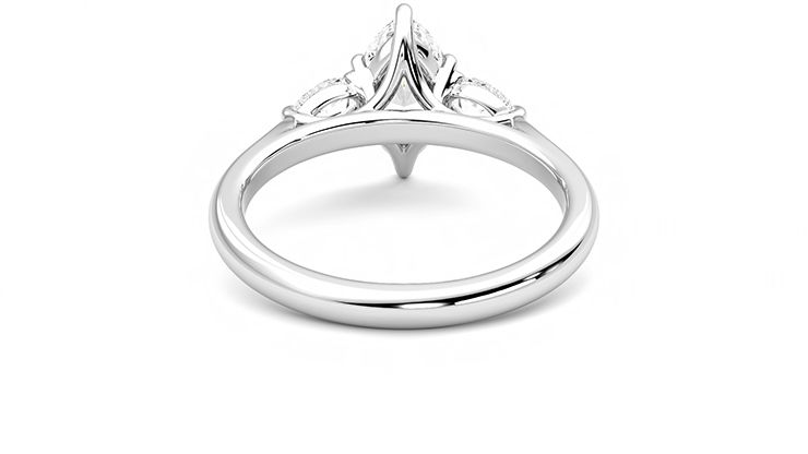 Taylor & Hart Affinity Marquise Engagement Ring 360 degree image 15